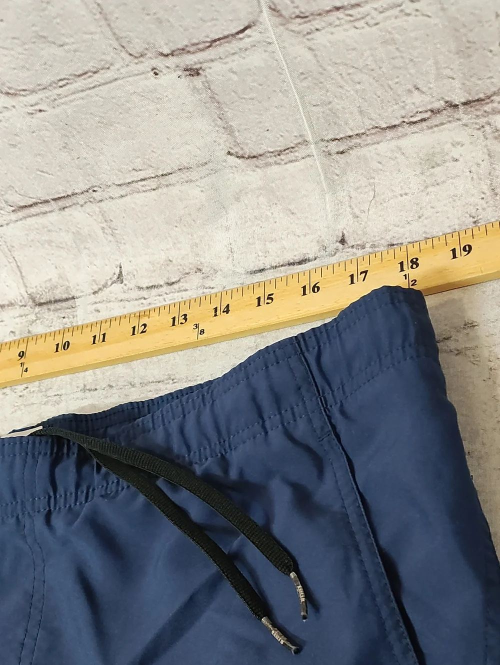 Nike Mens Vtg Swim Navy Blue Liner Shorts Pockets XL